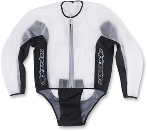 Racing Rain Jacket - Clear/Black - Small - Lutzka's Garage