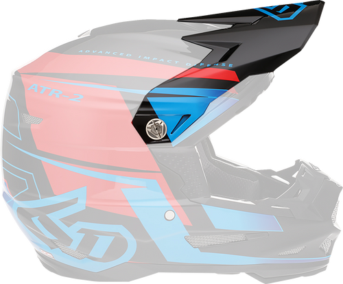 ATR-2 Visor - Mach - Black/Red/Blue - Lutzka's Garage