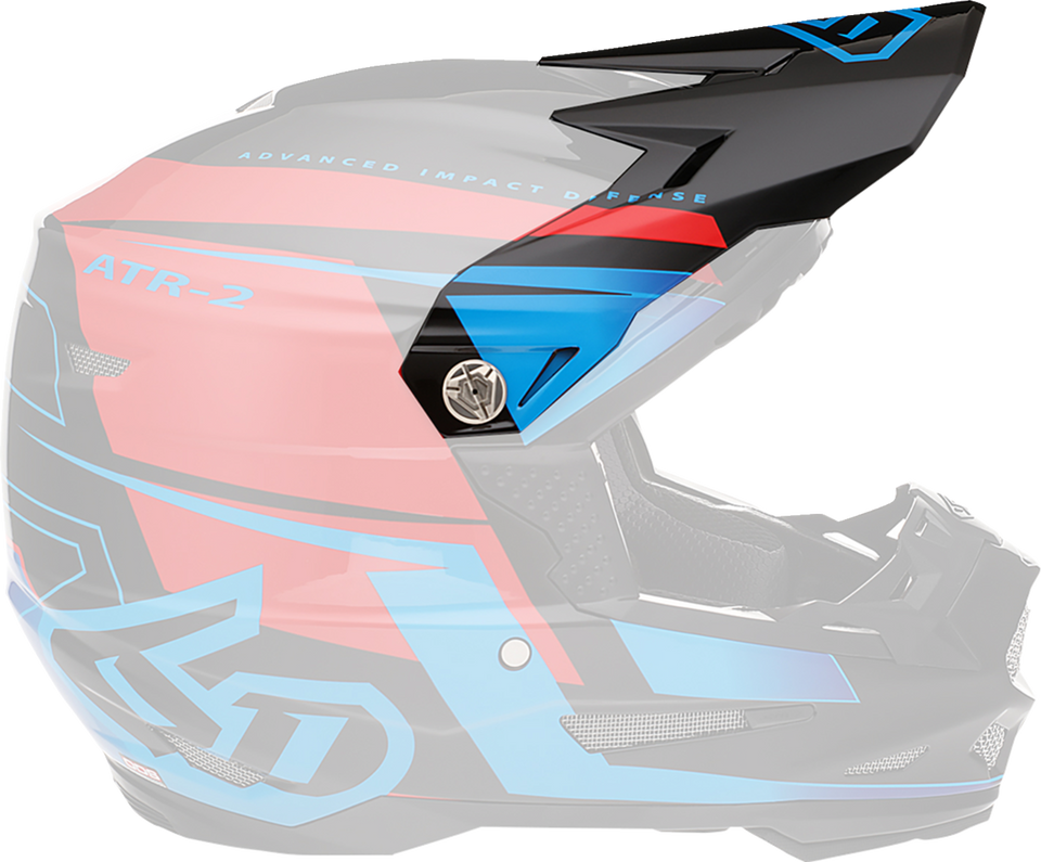 ATR-2 Visor - Mach - Black/Red/Blue - Lutzka's Garage