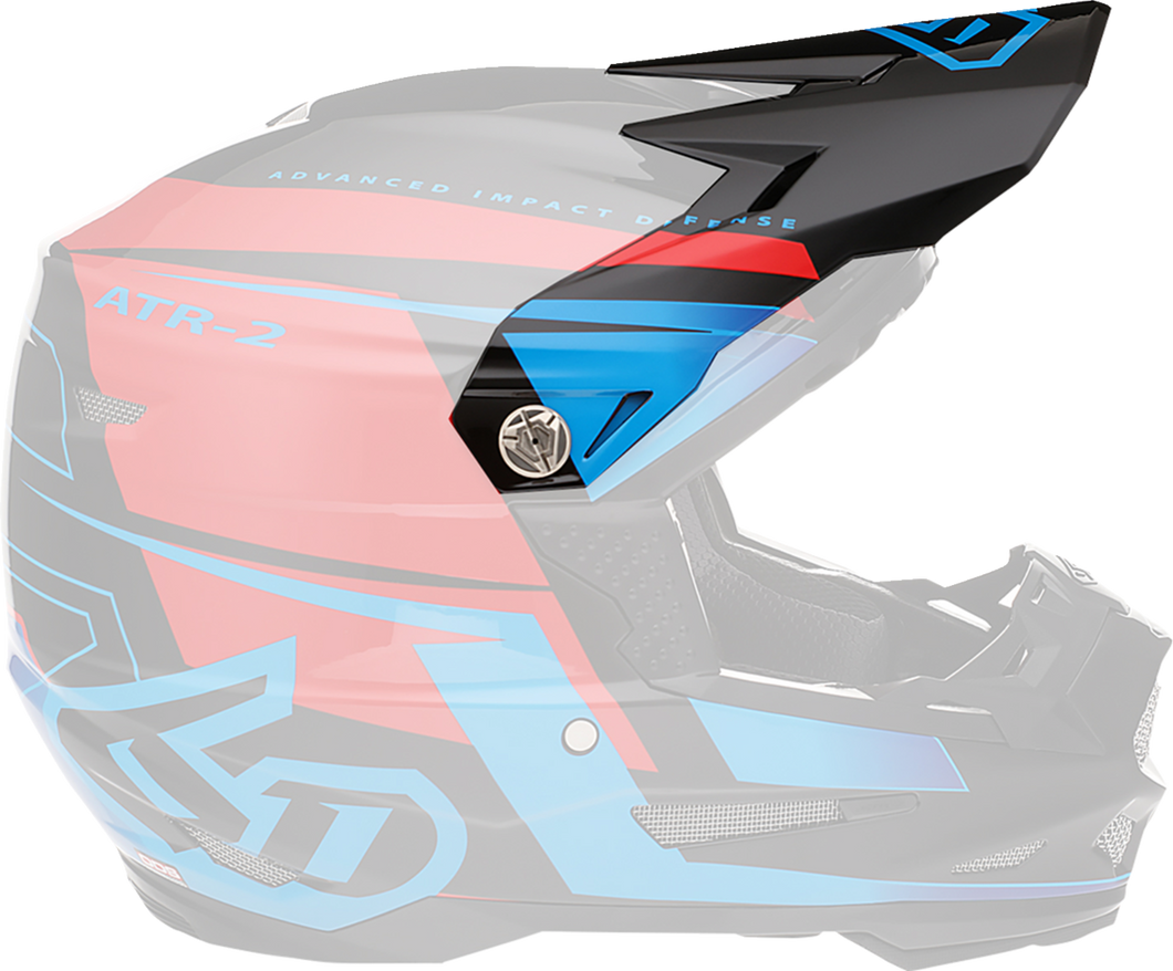 ATR-2 Visor - Mach - Black/Red/Blue - Lutzka's Garage