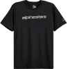 Tech Linear Performance T-Shirt - Black - Medium - Lutzka's Garage