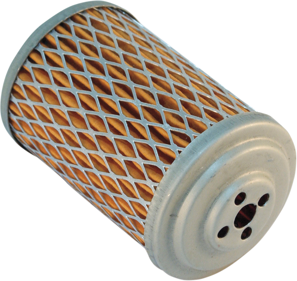 Oil Filter - Silver/Orange - Harley-Davidson - Lutzka's Garage