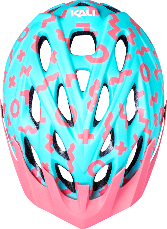 Youth Chakra Plus Helmet - Zwiggles - Matte Seafoam/Salmon