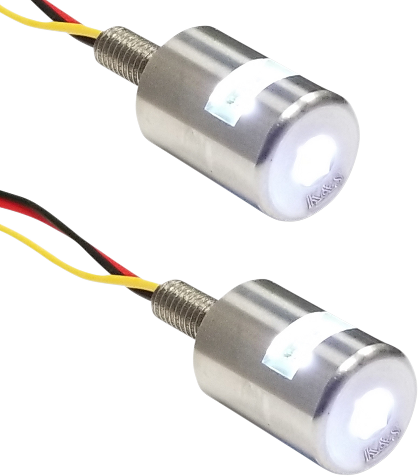 Three-Beam License Plate Bolt Lights - White - Lutzka's Garage