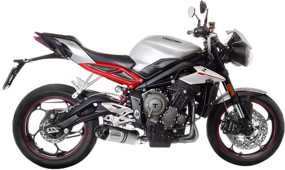 LV One Evo Muffler - Stainless Steel - Street Triple 765 - Lutzka's Garage