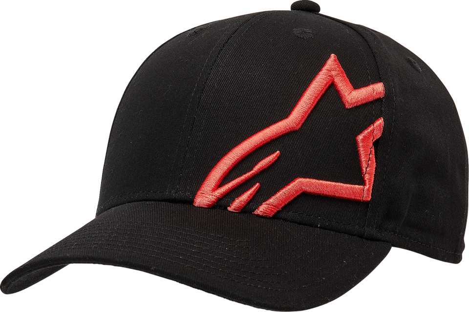 Corp Snap 2 Hat - Black/Warm Red - One Size - Lutzka's Garage