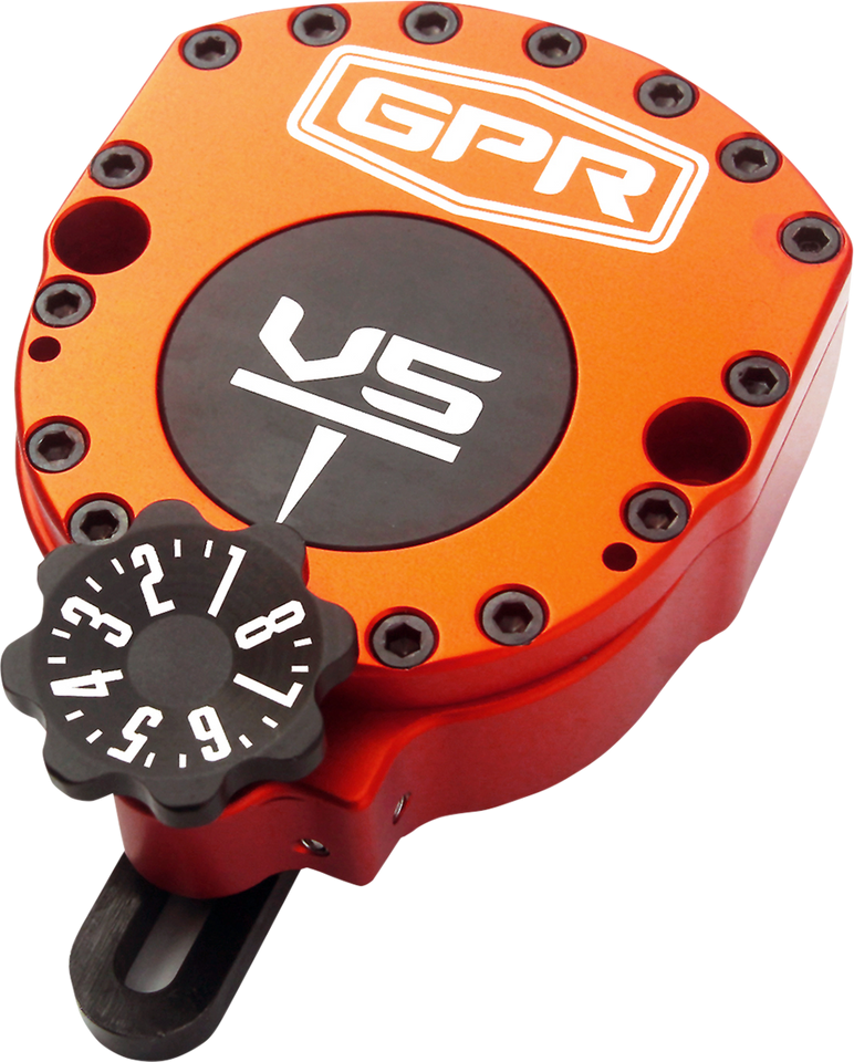 V5-S Steering Damper - Orange - KTM 790 - Lutzka's Garage