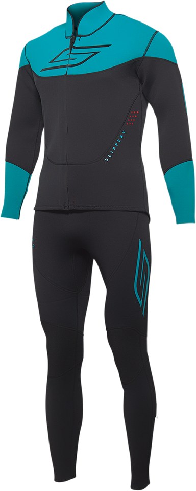 Breaker Wetsuit & Jacket - Black/Aqua - Small - Lutzka's Garage