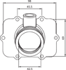 Carburetor Mounting Flange - Ski-Doo