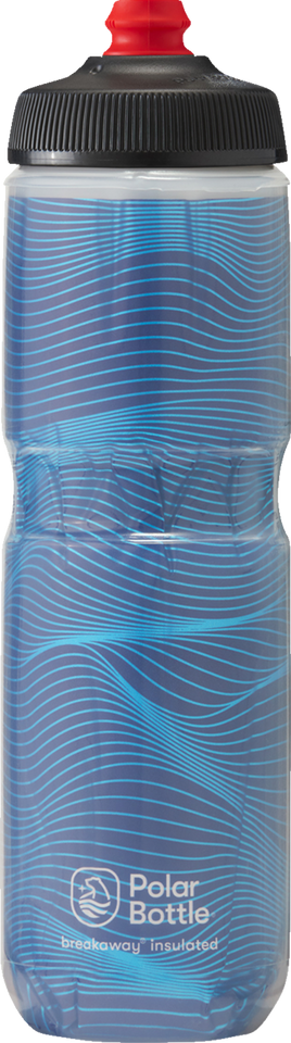 Breakaway® Insulated Bottle - Bolt - Blue/Silver - 24 oz. - Lutzka's Garage