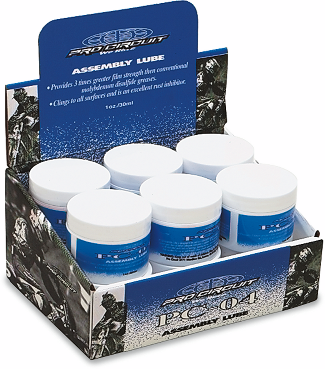 Assembly Lube - 1 U.S fl oz. - 12 Pack Display