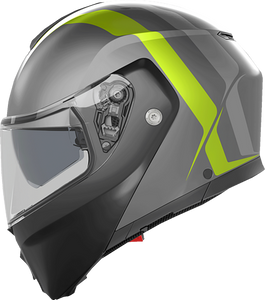 Streetmodular Helmet - Resia - Matte Gray/Black/Yellow Fluo - Small - Lutzka's Garage