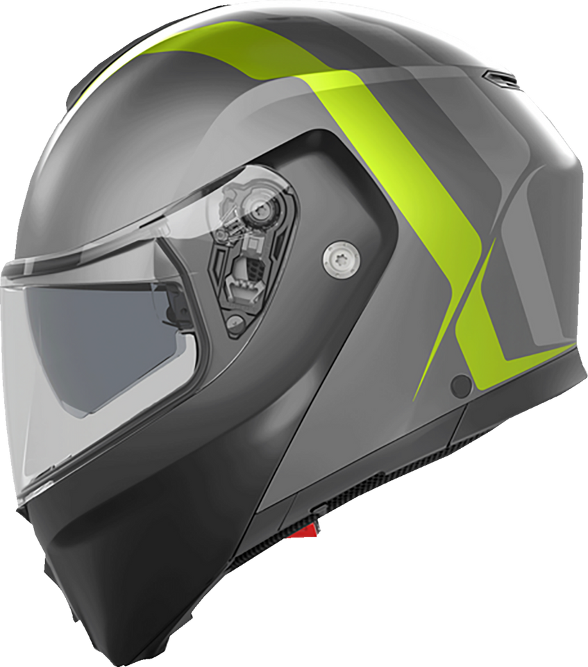 Streetmodular Helmet - Resia - Matte Gray/Black/Yellow Fluo - Small - Lutzka's Garage