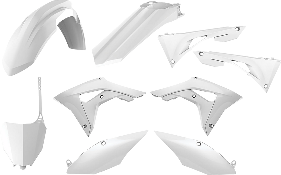 Body Kit - Complete - White - CRF 250R/450R - Lutzka's Garage