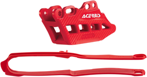 Chain Guide and Slider Kit - Honda CRF250R/CRF450R/RX - Red - Lutzka's Garage