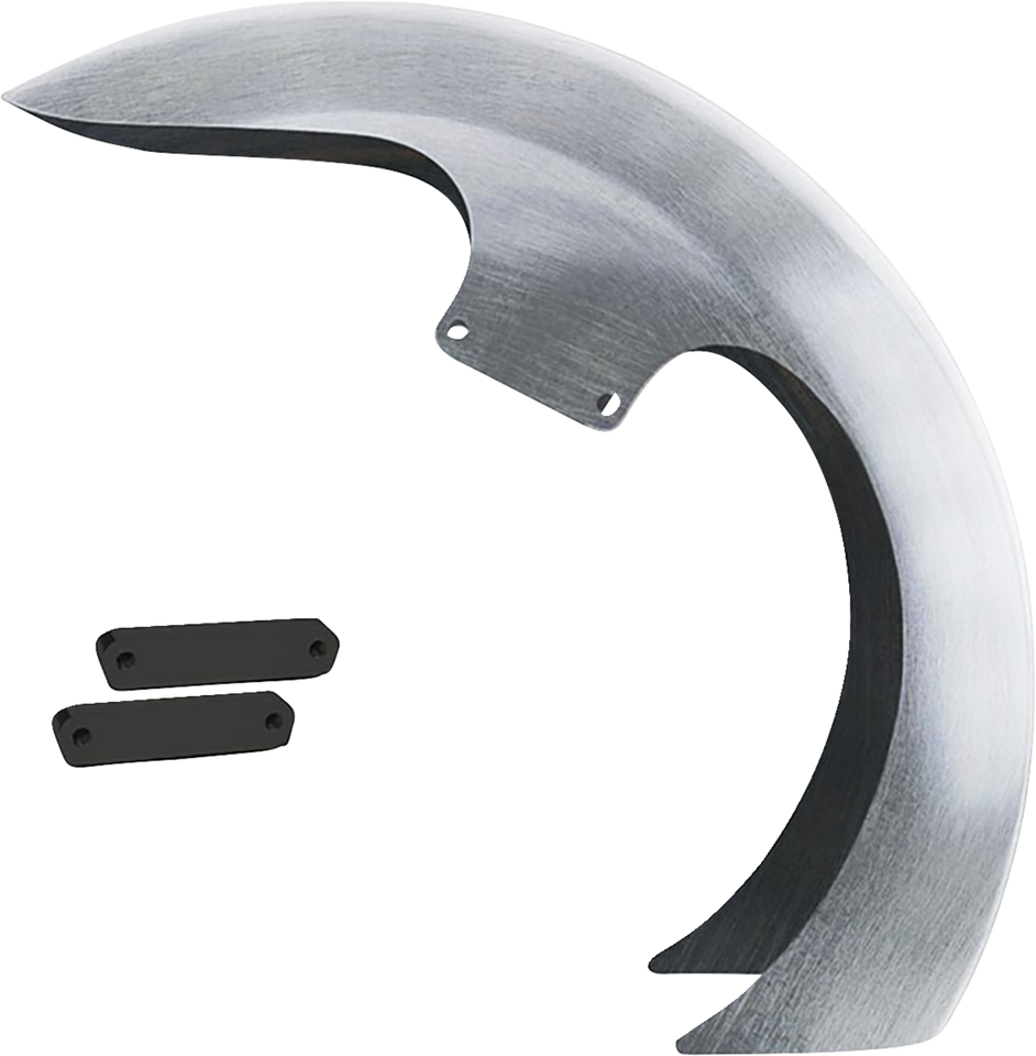 DEI Front Fender - 21" Wheel - With Black Adapters