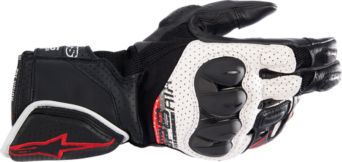 SP-8 V3 Air Gloves - Black/White/Bright Red - Small - Lutzka's Garage