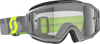 Split OTG Goggle - Light Gray/Neon Yellow - Clear - Lutzka's Garage