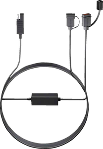 SAE to Two USB Port Cable - Dual Port Charging - Split Cable - 65"