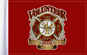 Fire Department Flag - 6" x 9"