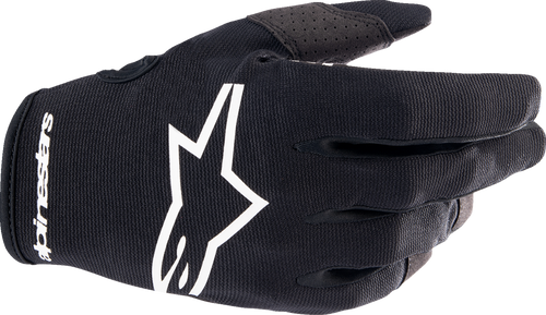 Youth Radar Gloves - Black - XS - Lutzka's Garage