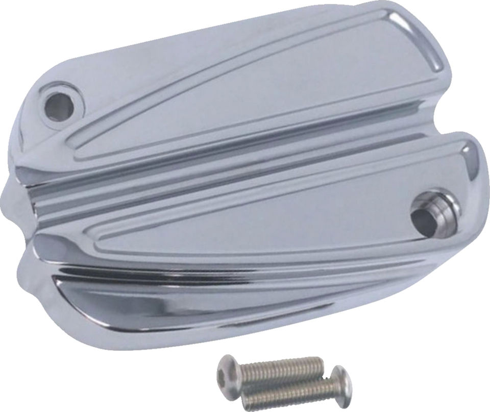 Master Cylinder Lid - Clutch - Ripper - Chrome - Lutzka's Garage