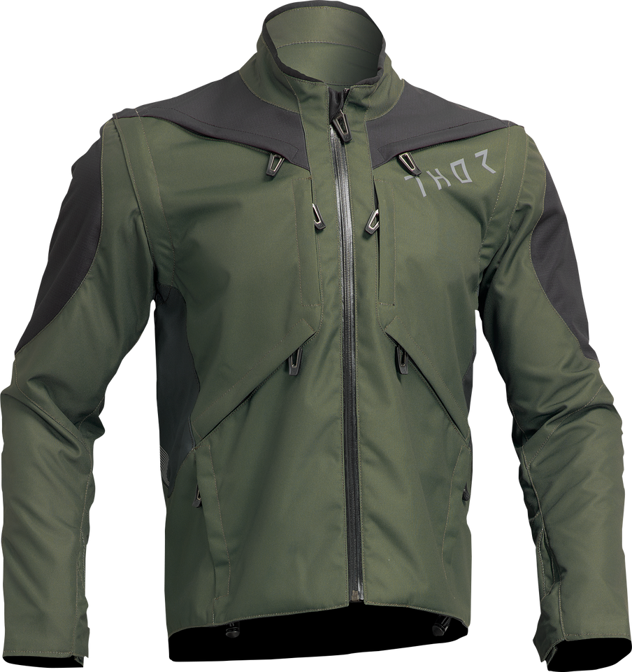 Terrain Jacket - Army Green/Charcoal - Large - Lutzka's Garage