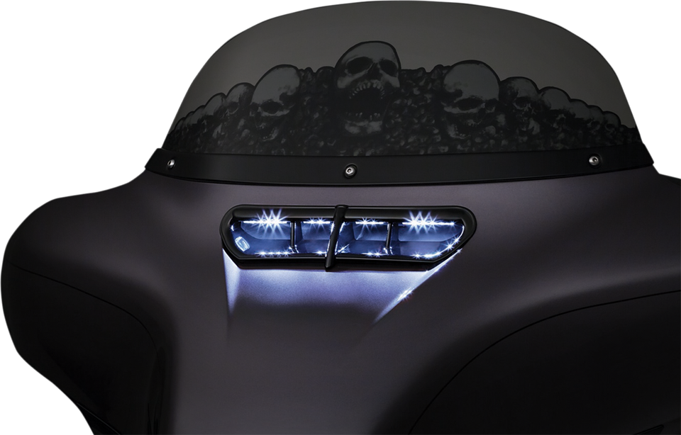 LED Fairing Vent Light - Black - Lutzka's Garage