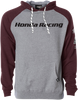 Honda Racing Hoodie - Heather/Burgundy - Medium - Lutzka's Garage