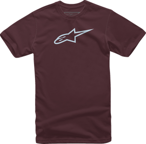 Ageless T-Shirt - Maroon/Mist - Medium - Lutzka's Garage