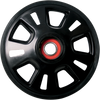 Idler Wheel with Snap Ring/Bearing 6004 - Black - Group 18 - 180 mm OD x 20 mm ID - Lutzka's Garage