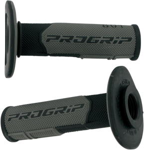 801 Hybrid Duo-Density Cross Grips - Black/Gray - Lutzka's Garage