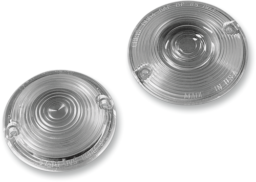 Turn Signal Lens - 63-85 FL - Clear - Lutzka's Garage