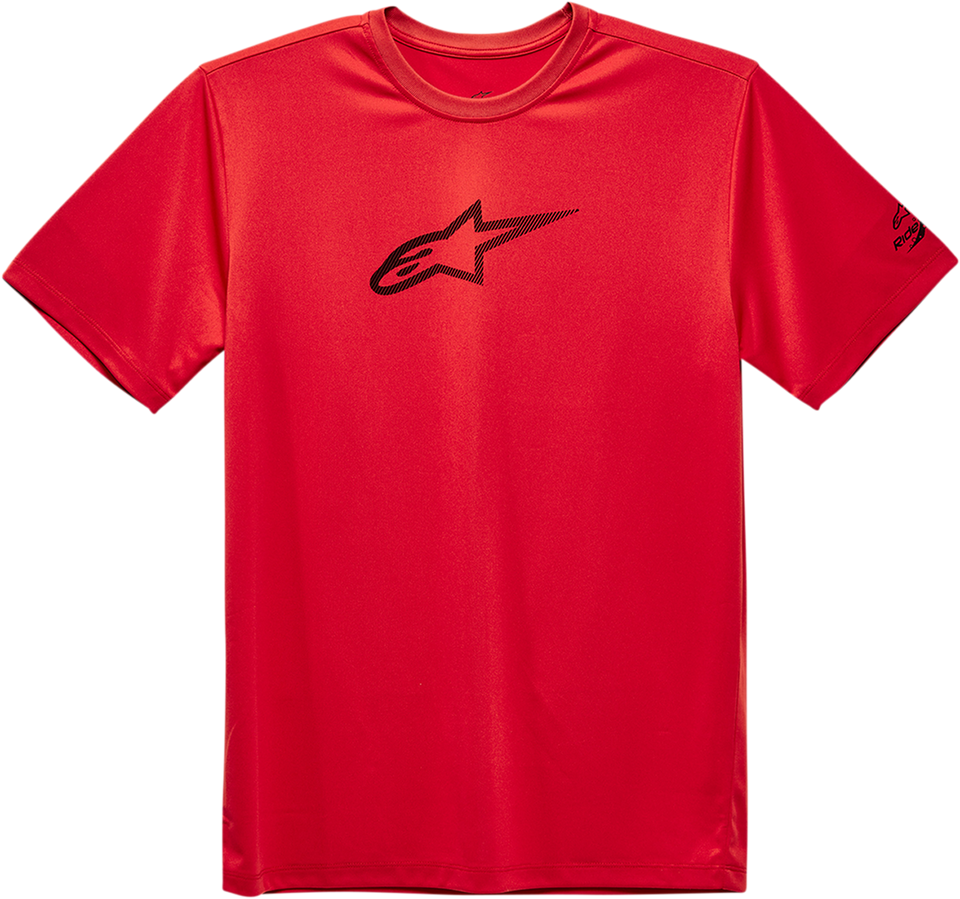 Tech Ageless Performance T-Shirt - Red - Medium - Lutzka's Garage