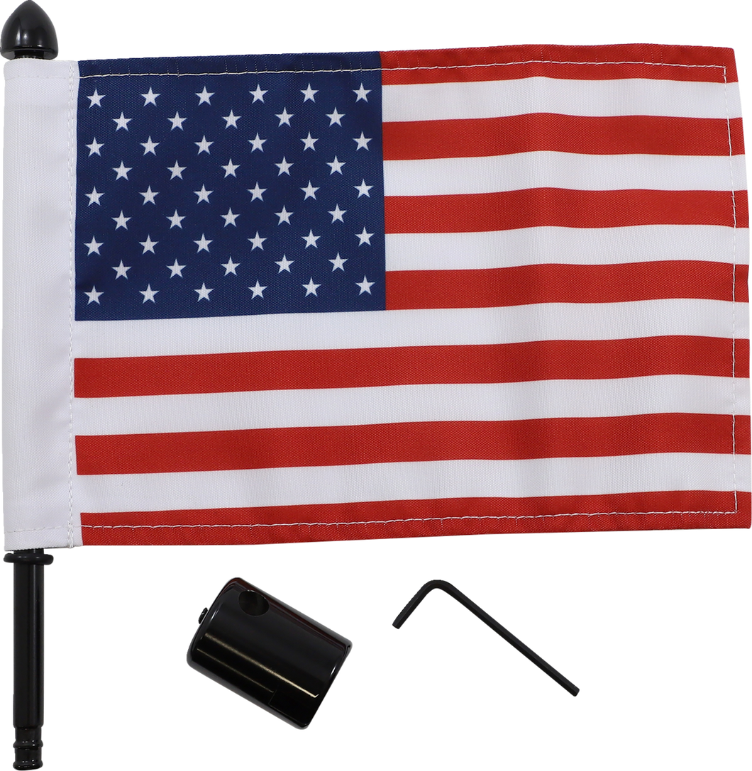 Luggage Rack Flag Mount - Square bar - 6