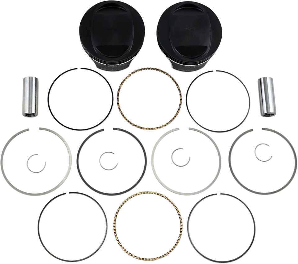 Piston Kit - 3.885" - 103 Cubic Inch | 96 Cubic Inch Bored to 103 Cubic Inch - Twin Cam