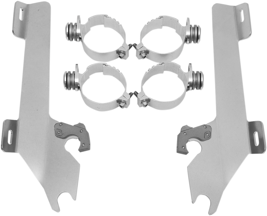 Batwing Trigger Lock Mounting Kit - VTX 1800 - Polished