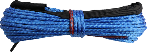 Winch Rope - Synthetic - Blue - 3/16