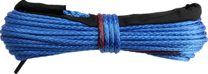 Winch Rope - Synthetic - Blue - 3/16" x 50 - Lutzka's Garage