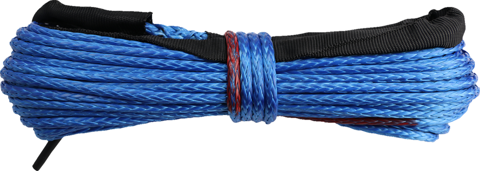 Winch Rope - Synthetic - Blue - 3/16" x 50 - Lutzka's Garage