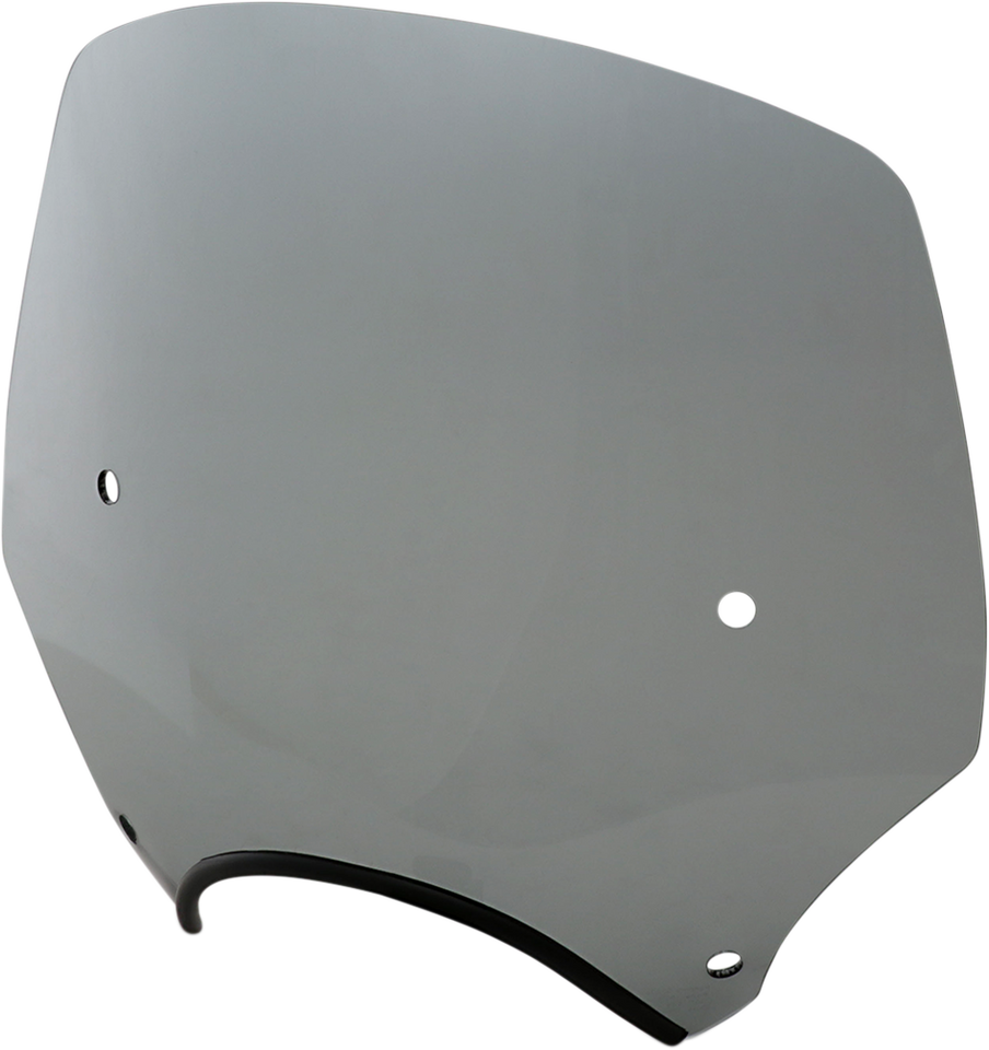 El Paso Windshield - 15" - 9" Headlight Cutout - Black Smoke - Lutzka's Garage