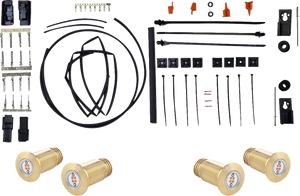 Lightning Bolts Kit - Run/Brake/Turn - Brass