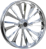 Wheel - Dillinger - Front - Single Disc/without ABS - Chrome - 21x3.5 - FLH - Lutzka's Garage