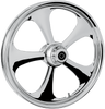 Wheel - Nitro - Front - Dual Disc/without ABS - Chrome - 21x3.5 - 00-07 FLT - Lutzka's Garage