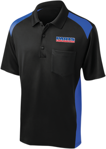 Parts Unlimited Polo Shirt - Black/Blue - Small - Lutzka's Garage