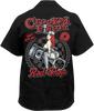 Crooked Piston Shirt - Black - Medium - Lutzka's Garage