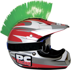 Helmet Mohawk - Green - Lutzka's Garage