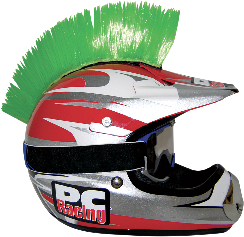 Helmet Mohawk - Green - Lutzka's Garage