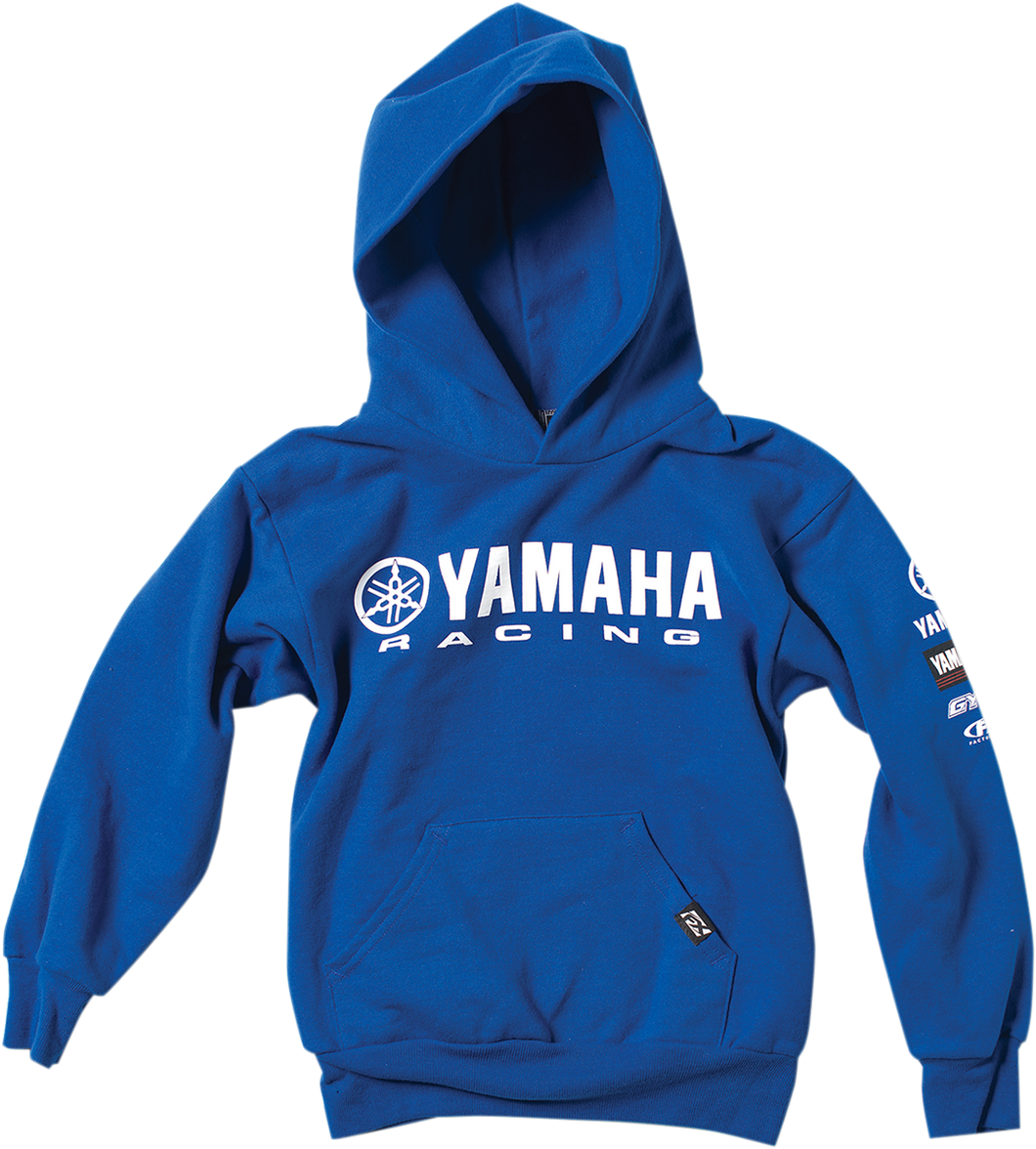 Youth Yamaha Racing Hoodie - Royal Blue - Small - Lutzka's Garage