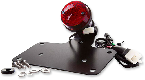 Retro Tail Light - Black - Lutzka's Garage